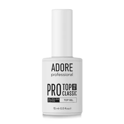 Фініш без липкого шару та без UV-фільтрів, 15 мл PRO CLASSIC TOP |no UV ADORE